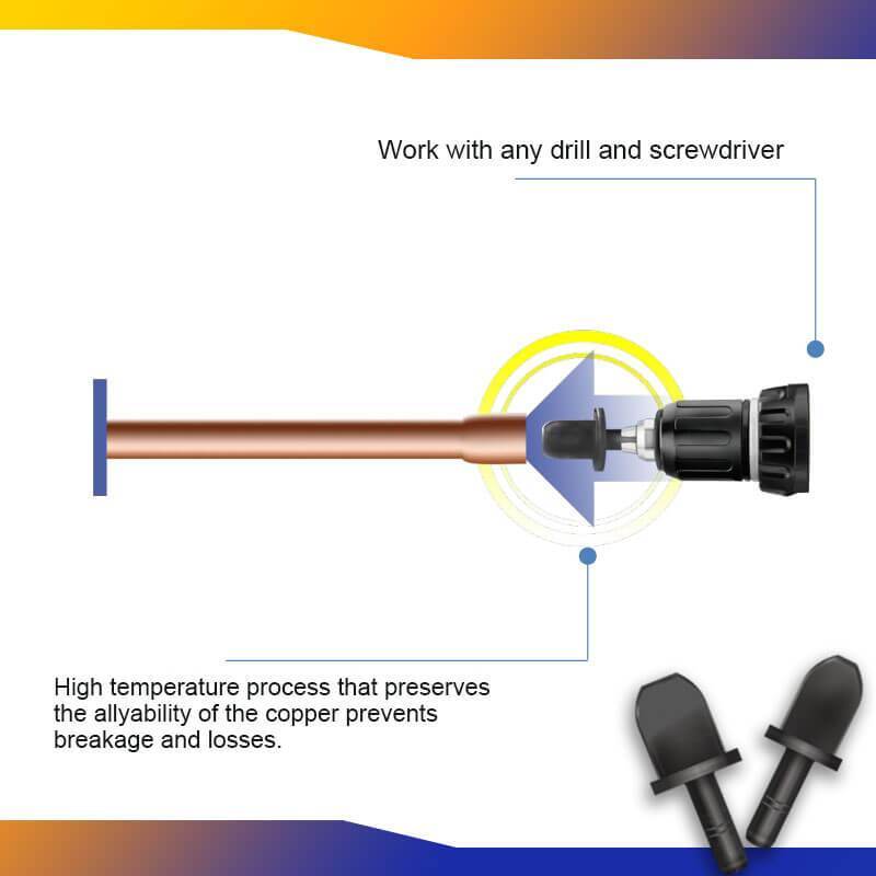 Expansor de Tubo de Cobre para Taladro 1/4" a 7/8"