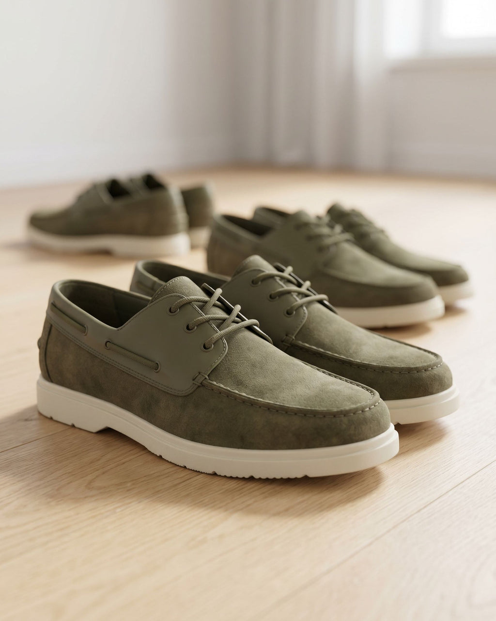 Ezio Casual Suede Boat Shoe