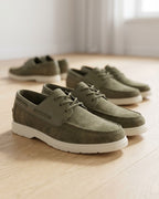 Ezio Casual Suede Boat Shoe