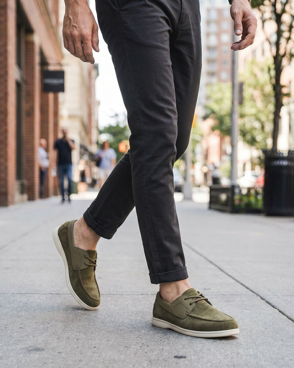 Ezio Casual Suede Boat Shoe