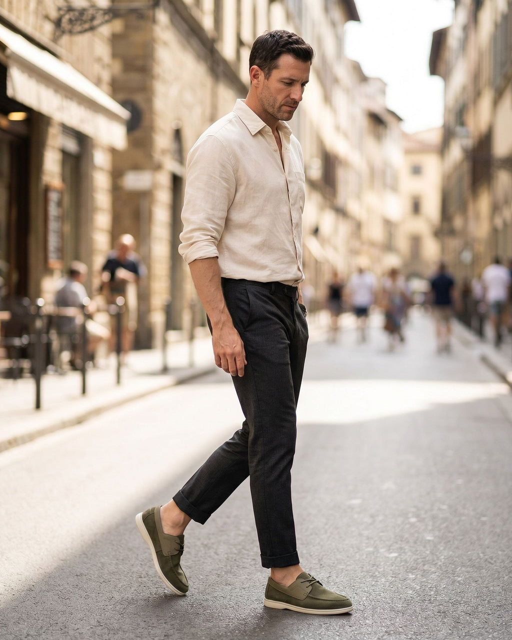 Ezio Casual Suede Boat Shoe