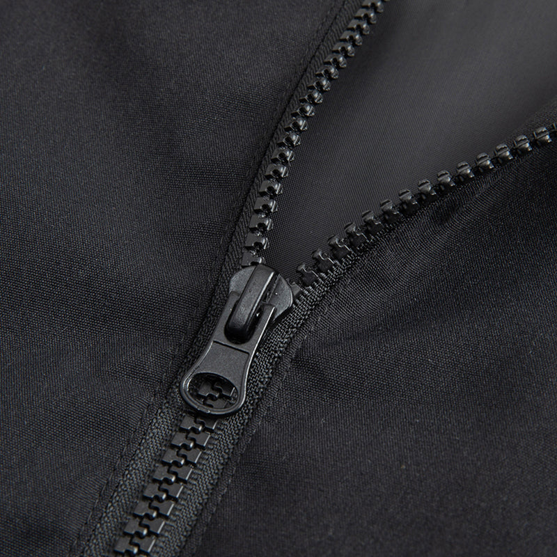 Gabardina Cortavientos con Capucha para Hombre Largo Medio