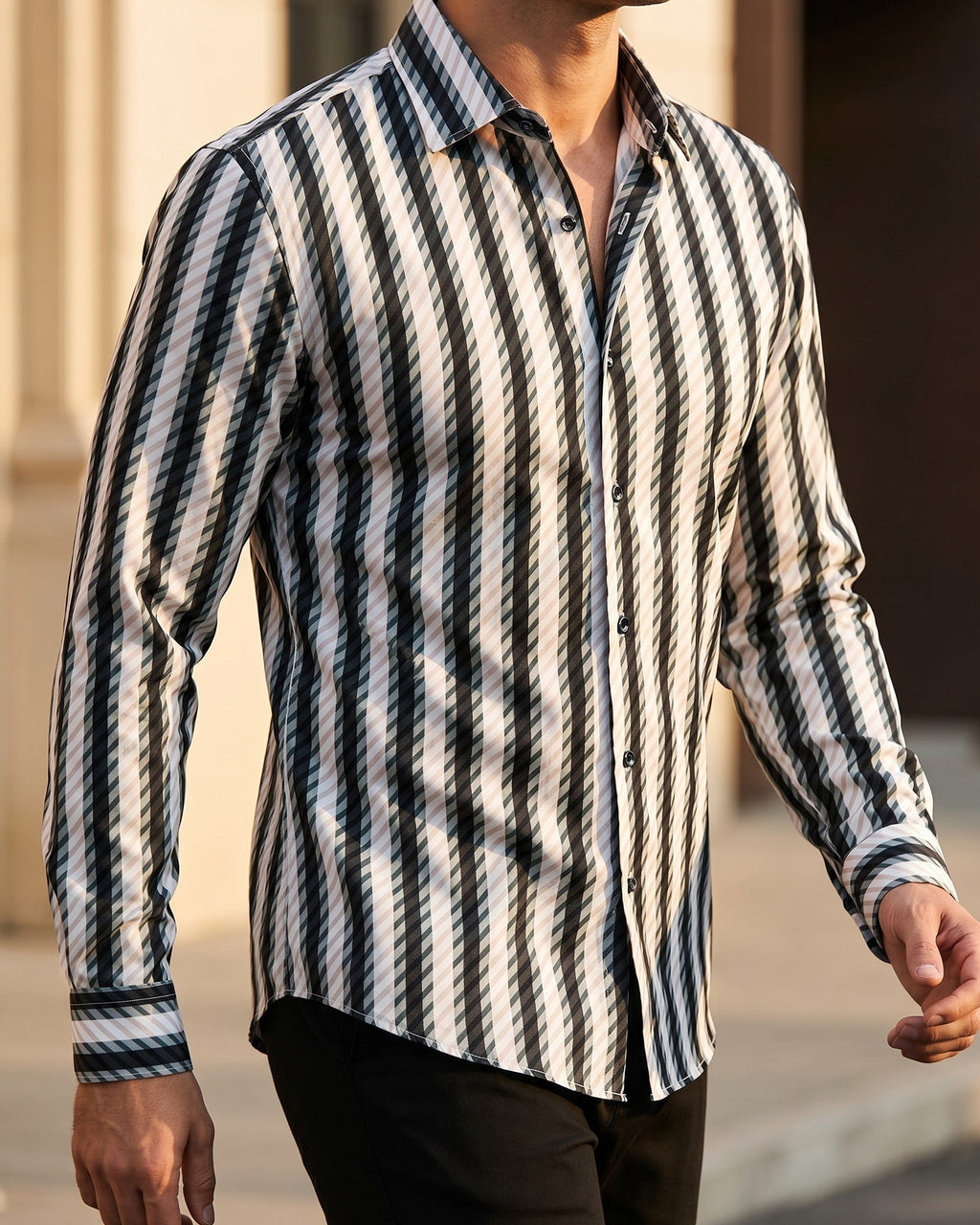 Guglielmo Patterned Long Sleeve Shirt