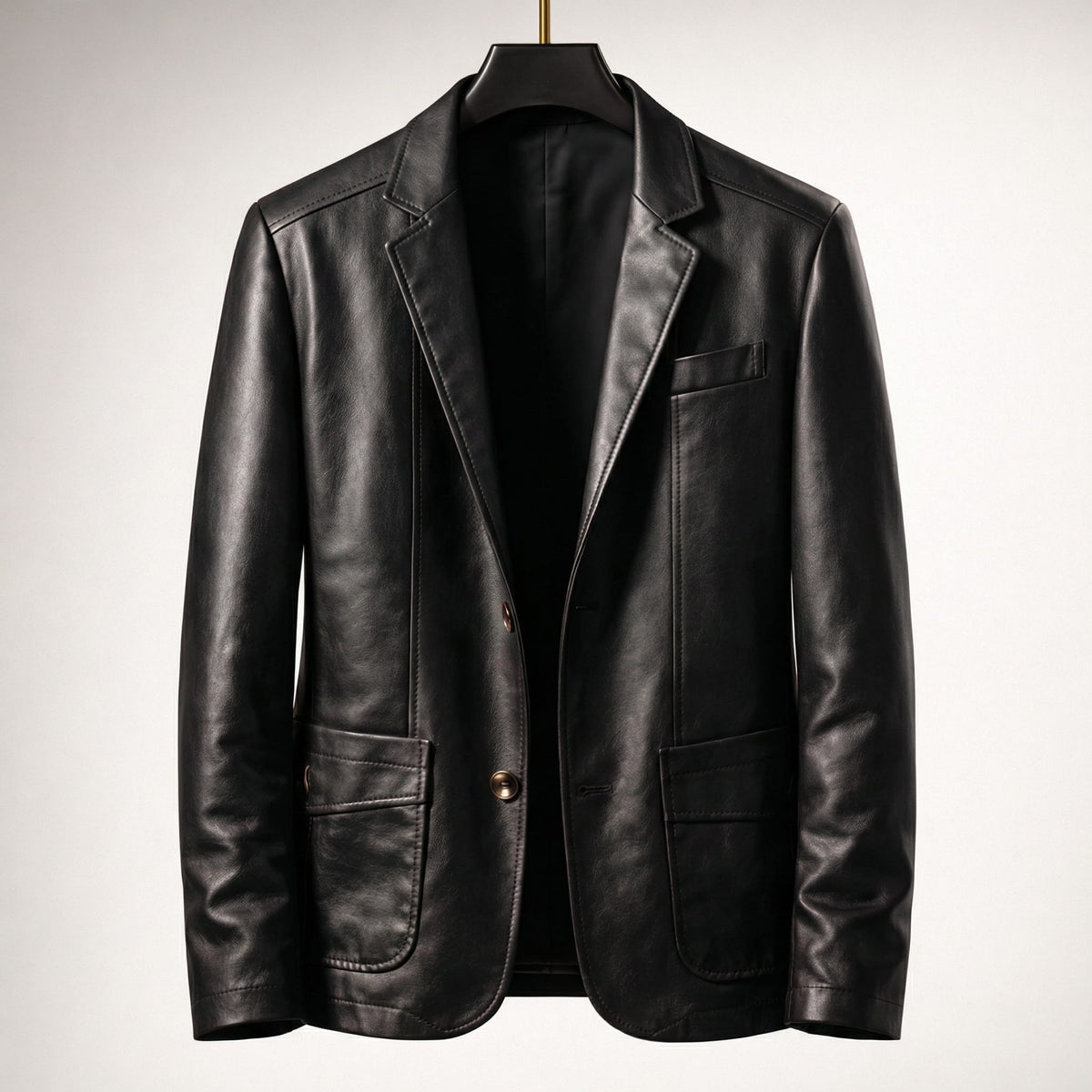 Riccardo Leather Blazer