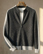 Federico Merino Wool Zip Cardigan