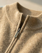 Federico Merino Wool Zip Cardigan