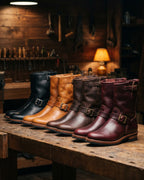 Lapo Vegan Leather Engineer Boots