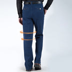 Jeans Rectos de Tiro Alto para Hombre