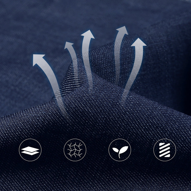 Jeans Rectos de Tiro Alto para Hombre