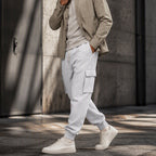 Jogger Cargo con Forro de Felpa para Hombre
