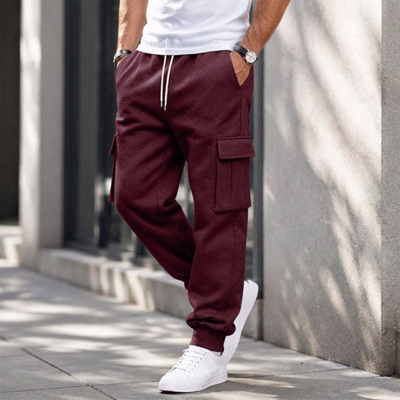Jogger Cargo con Forro de Felpa para Hombre