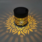 Lámpara Solar Proyector de Mandala para Jardín