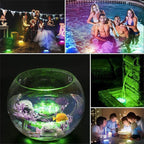 Luces LED Sumergibles con Control Remoto para Alberca y Pecera