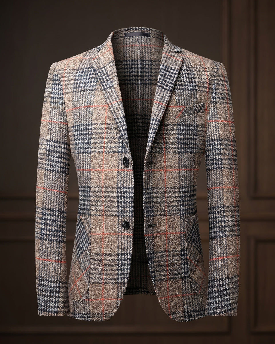 Cesare Glen Plaid Blazer