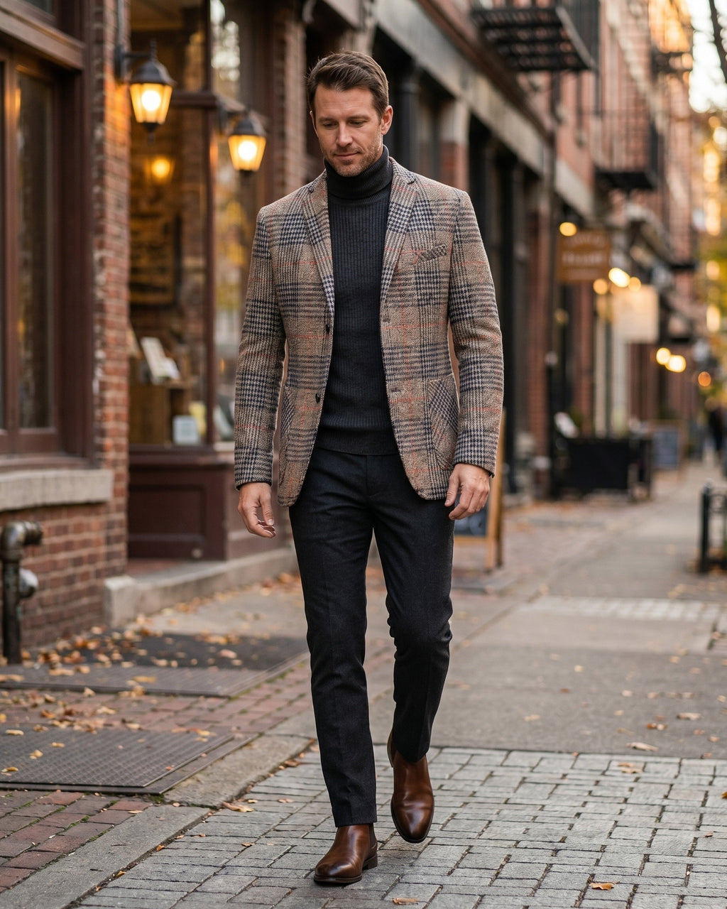 Cesare Glen Plaid Blazer