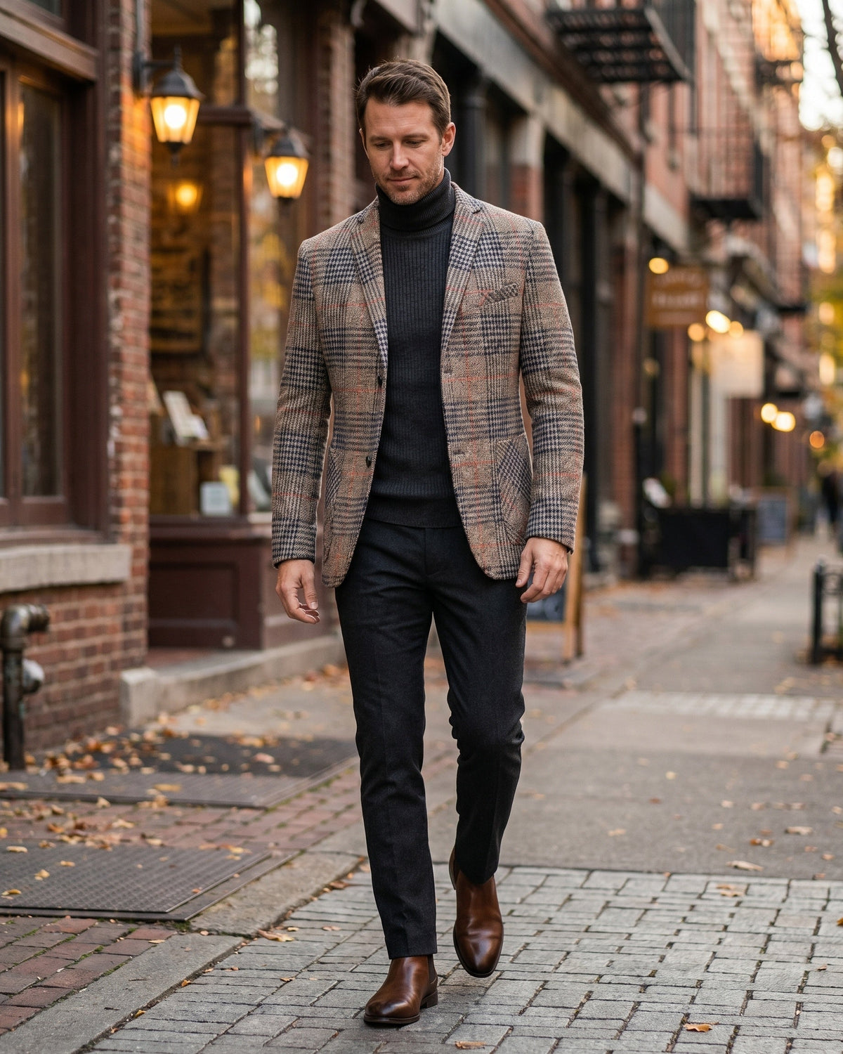 Cesare Glen Plaid Blazer