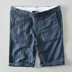 Massimiliano Striped Linen Shorts