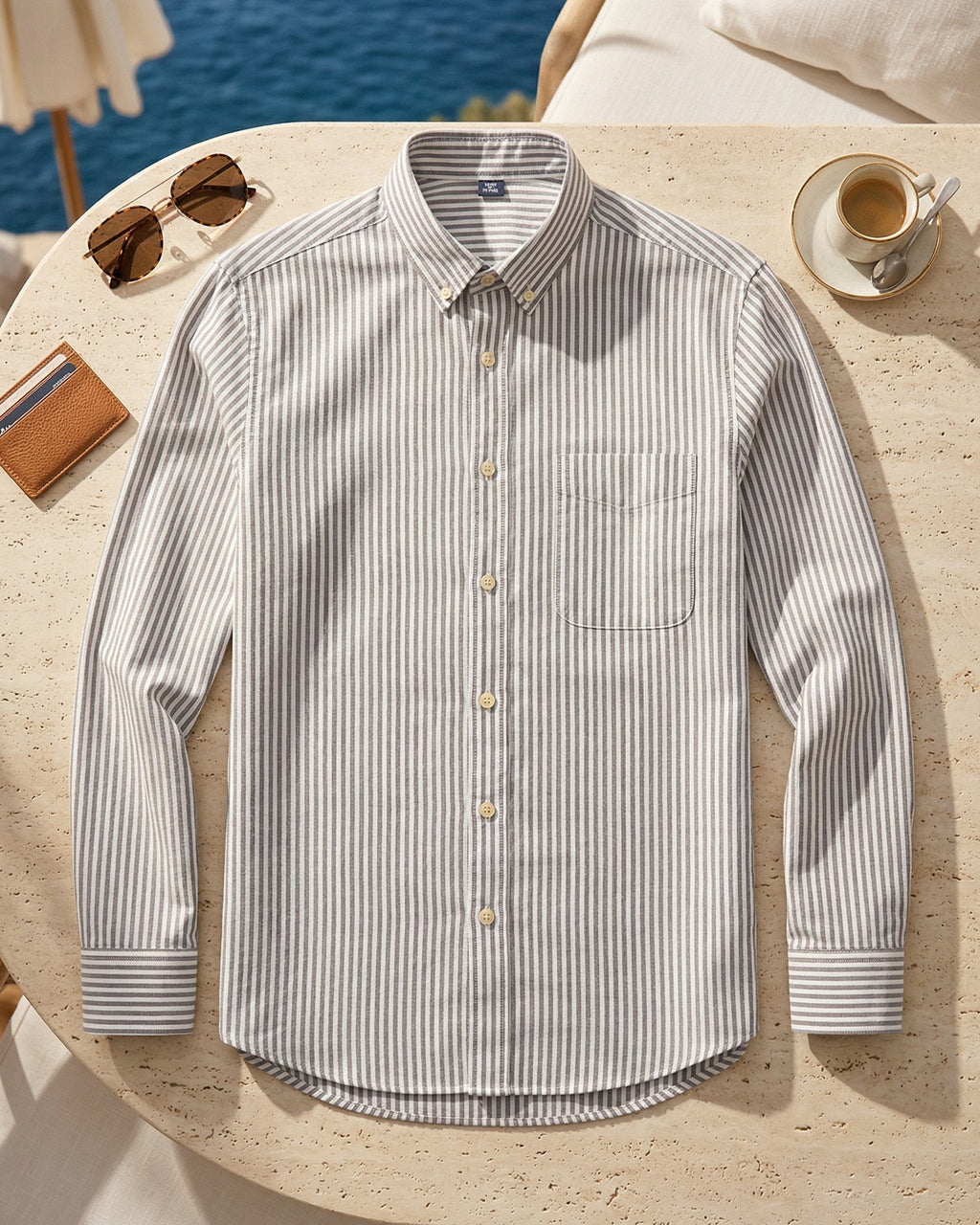 Mirko Work Cotton Button-Down Shirt