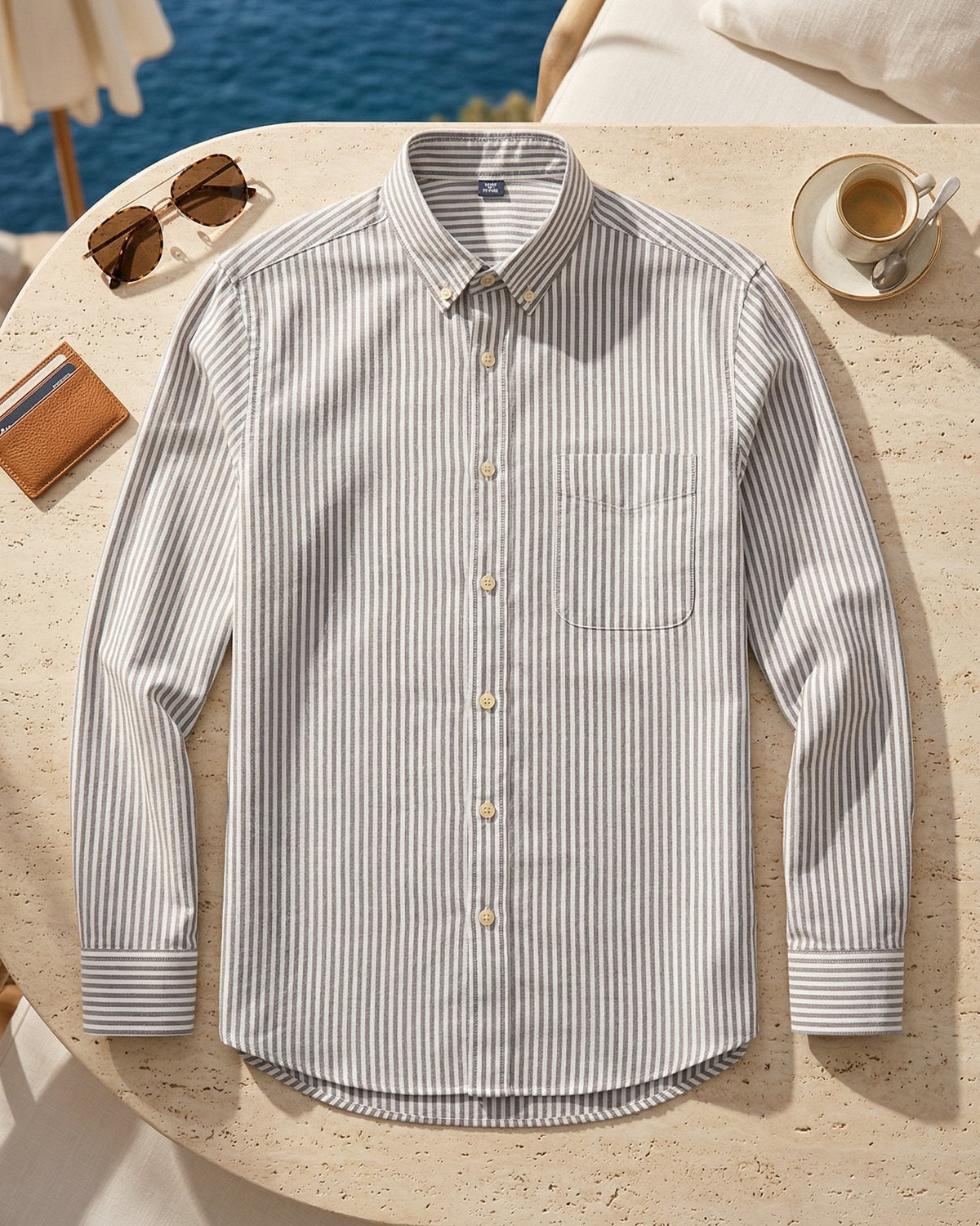 Mirko Work Cotton Button-Down Shirt