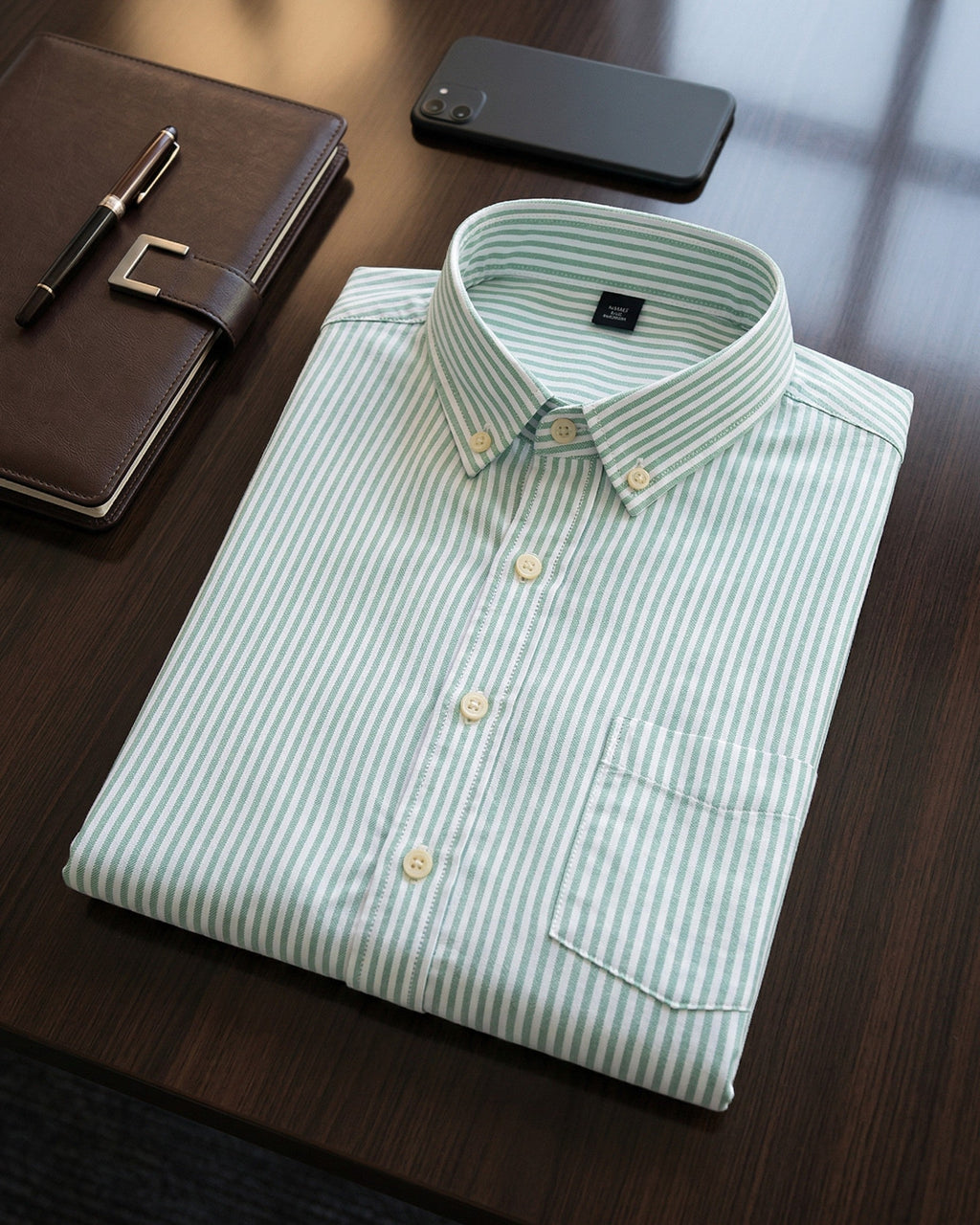Mirko Work Cotton Button-Down Shirt
