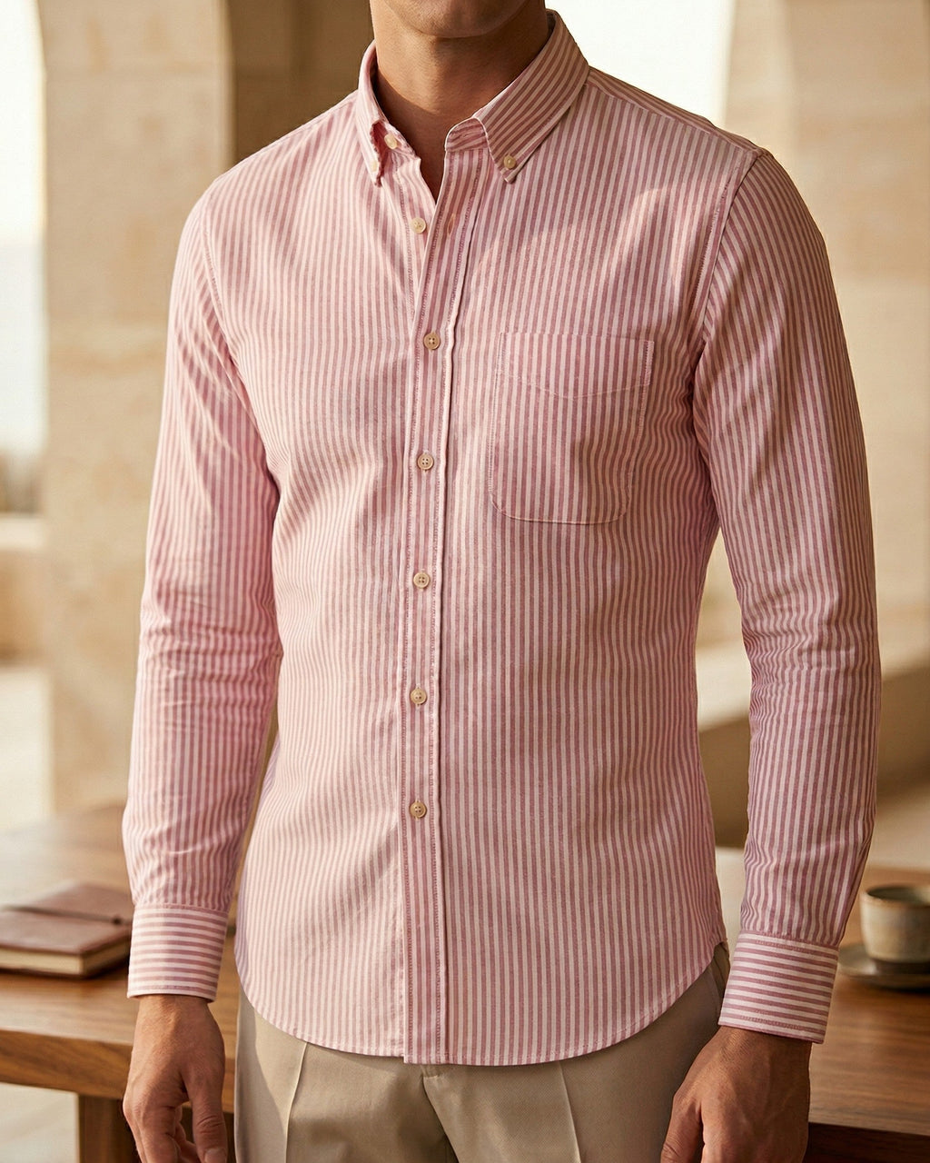 Mirko Work Cotton Button-Down Shirt