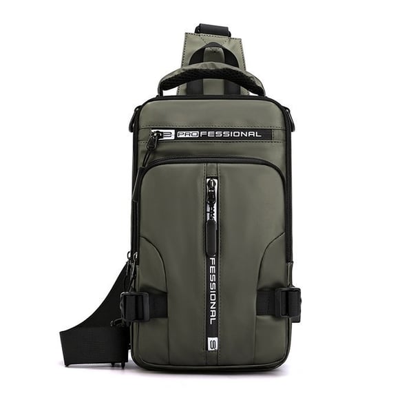 Mochila Cruzada Impermeable para Hombre Multifuncional