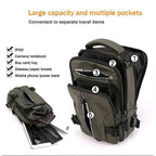 Mochila Cruzada Impermeable para Hombre Multifuncional