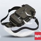 Mochila Cruzada Impermeable para Hombre Multifuncional