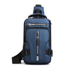 Mochila Cruzada Impermeable para Hombre Multifuncional