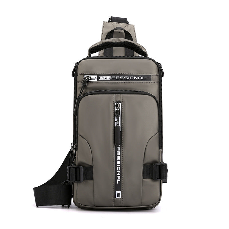 Mochila Cruzada Impermeable para Hombre Multifuncional