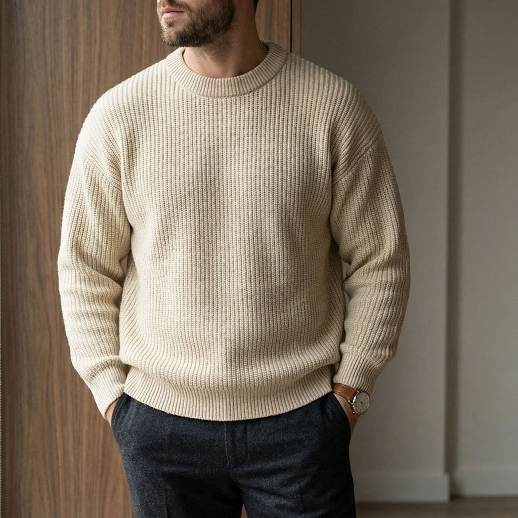 Marco Ribbed Knit Sweater