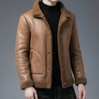 Salvatore Reversible Lined Leather Jacket