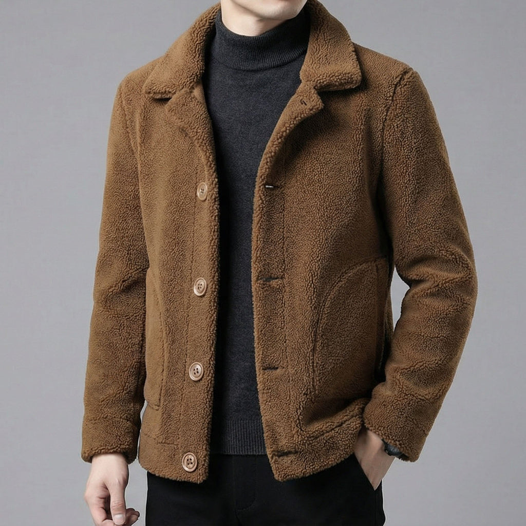 Salvatore Reversible Lined Leather Jacket