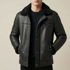 Salvatore Reversible Lined Leather Jacket