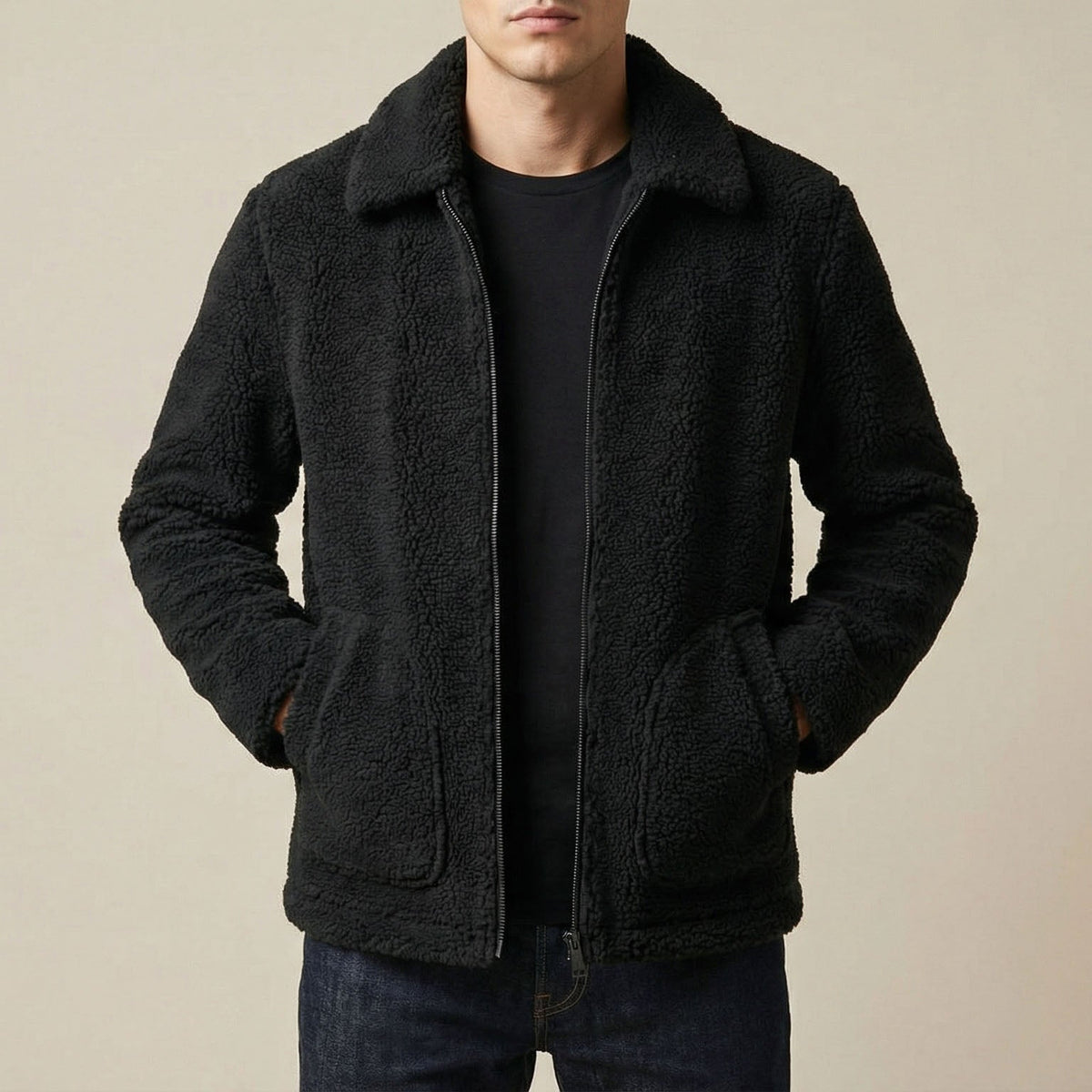 Salvatore Reversible Lined Leather Jacket