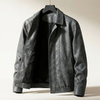 Raffaele Leather Zip Jacket