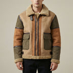 Salvatore Shearling-Lined Leather Jacket