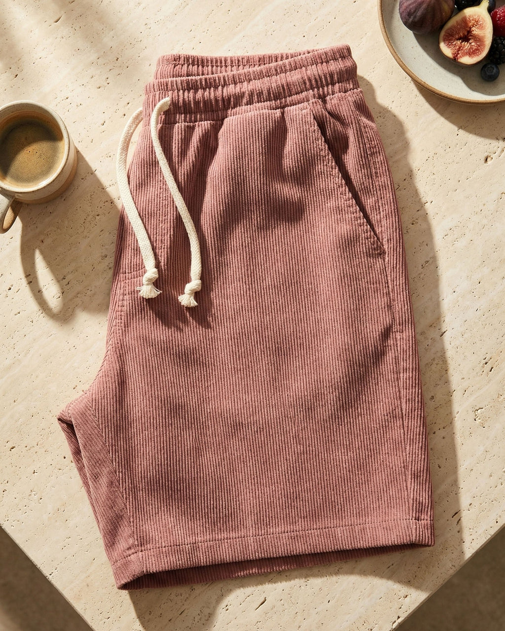 Omar Corduroy Drawstring Shorts