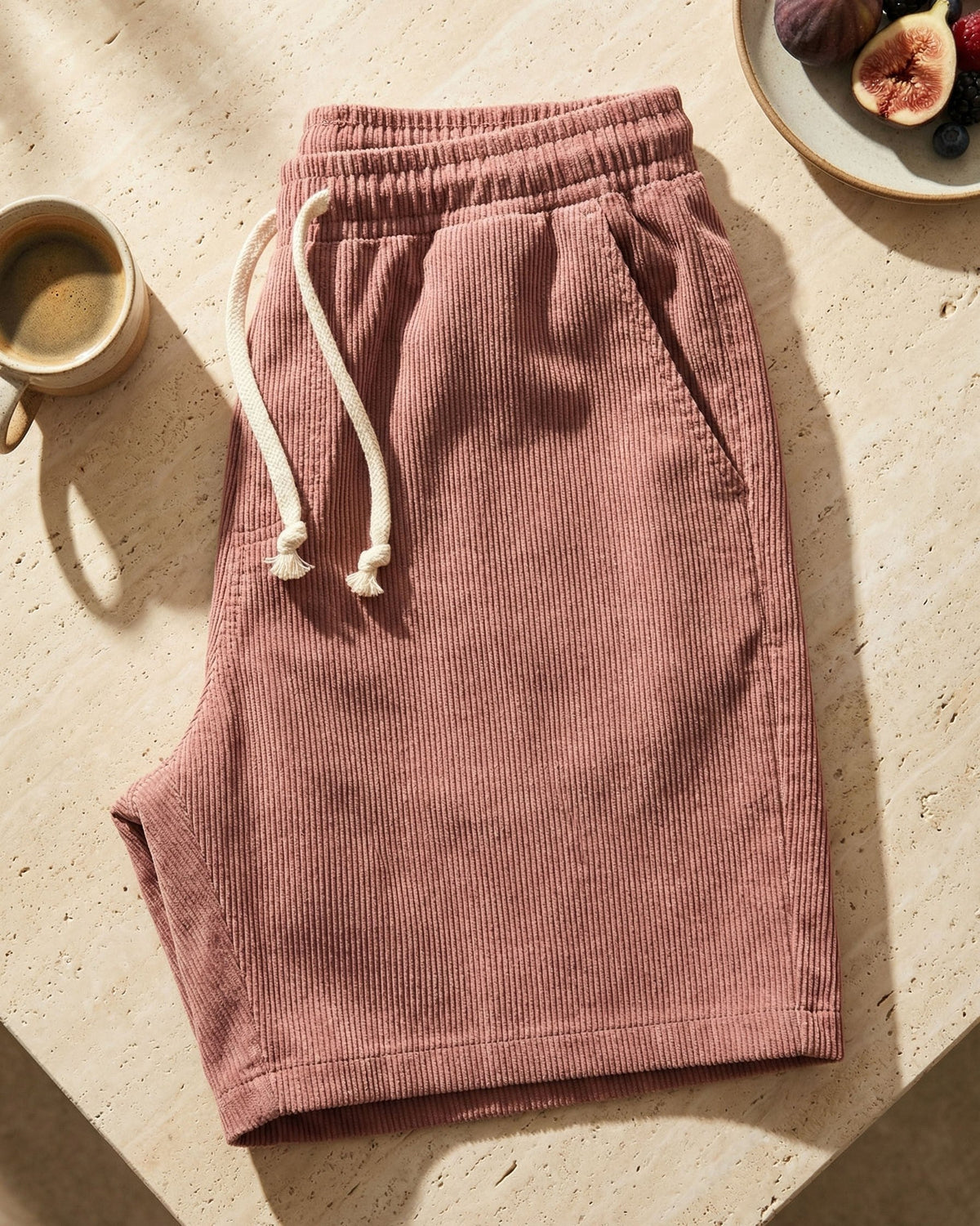 Omar Corduroy Drawstring Shorts
