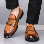 Orazio Leather Monk Loafers