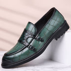 Orazio Leather Monk Loafers
