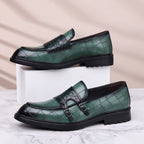 Orazio Leather Monk Loafers