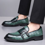 Orazio Leather Monk Loafers