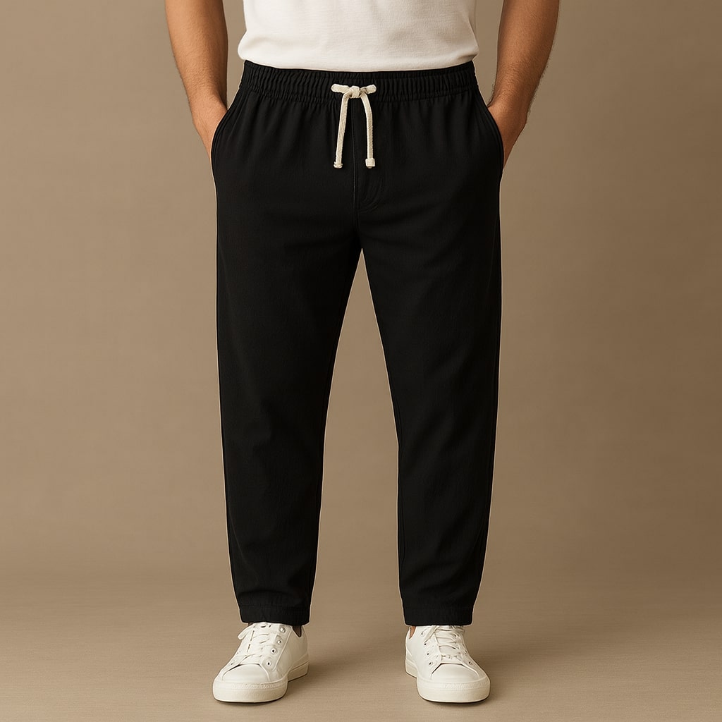 Oscar Casual Cotton Drawcord Pant