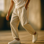 Oscar Casual Cotton Drawcord Pant