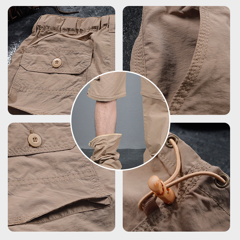 Pantalón Cargo Desmontable 2 en 1 para Hombre Senderismo