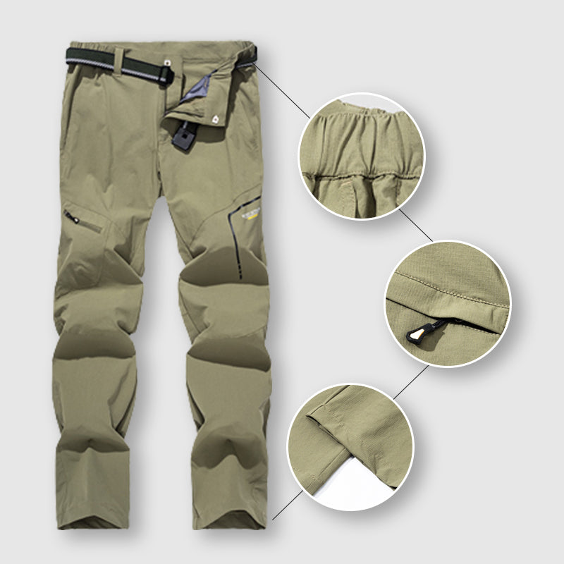 Pantalón Softshell de Secado Rápido para Hombre Tallas Grandes