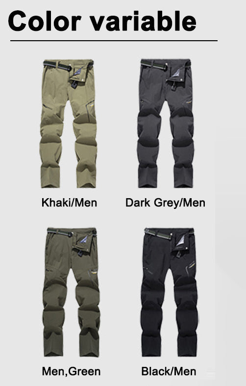 Pantalón Softshell de Secado Rápido para Hombre Tallas Grandes