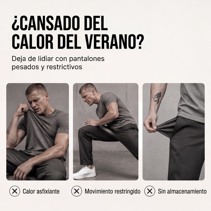 Pantalón Cargo Holgado para Hombre con Cordón