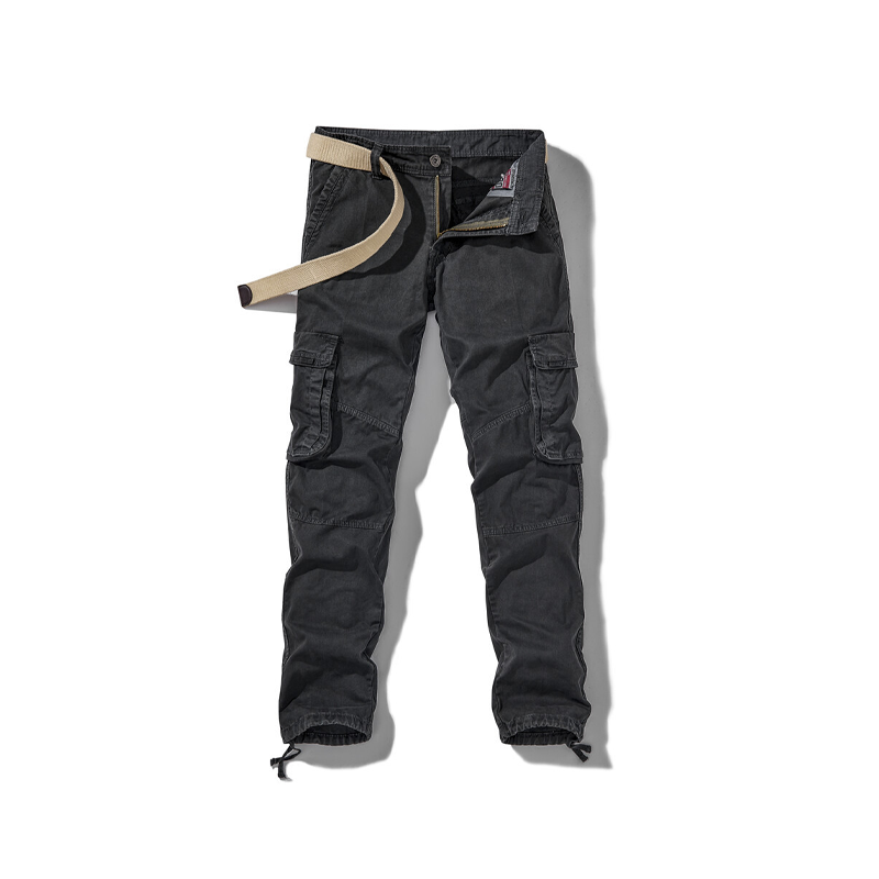 Pantalón Cargo Táctico para Hombre de Algodón Multibolsillos